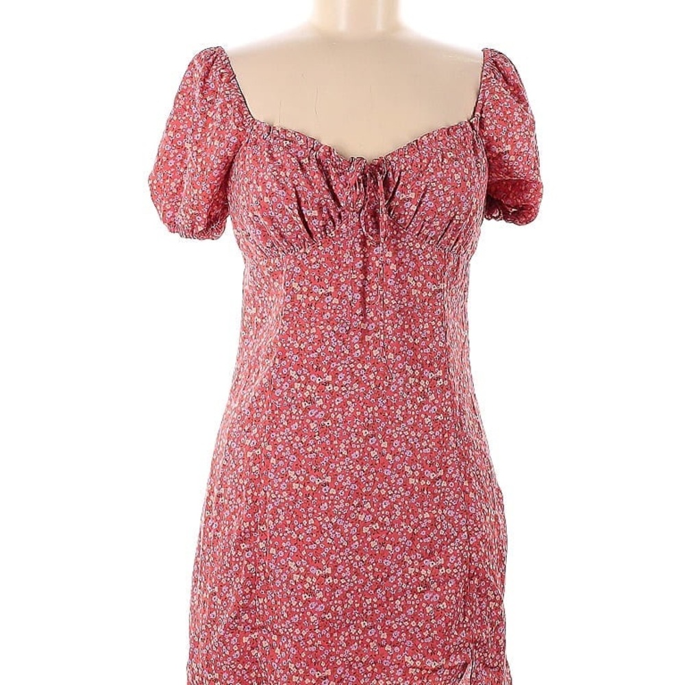 Floral Puff Sleeve Dress
